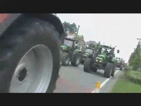 Les agriculteurs manifestent à Namur