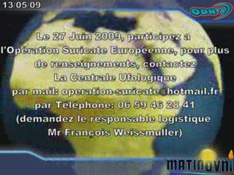 Matin Ovni 13.05.09
