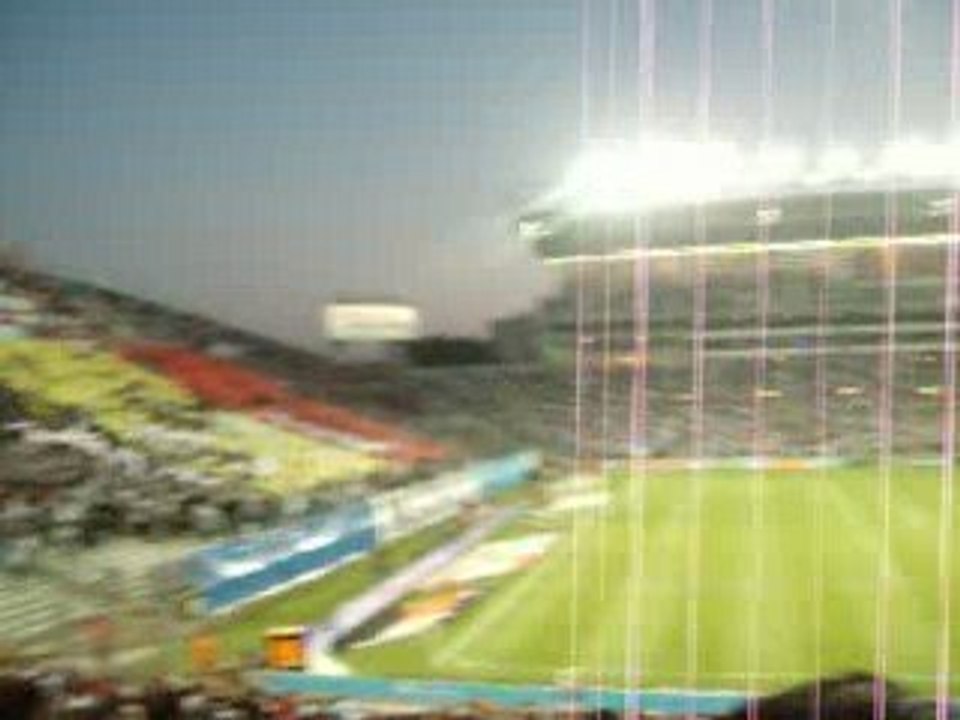 OM 2-2 TOULOUSE / TIFOS : Hommage à Erik Gerets, 02/05/2009