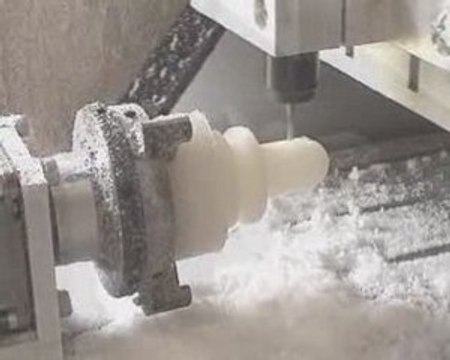 CNC turning on 4-axis mill with Galaad / Gawain