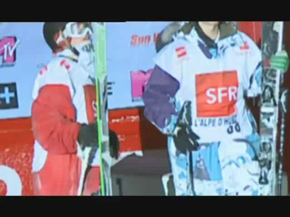 SFR Freeskiing tour 09- Alpe d'Huez:  1/4 finales Slopestyle