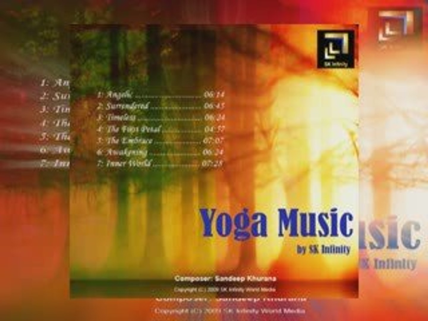 ⁣Yoga Music SK Infinity on Youtube Facebook