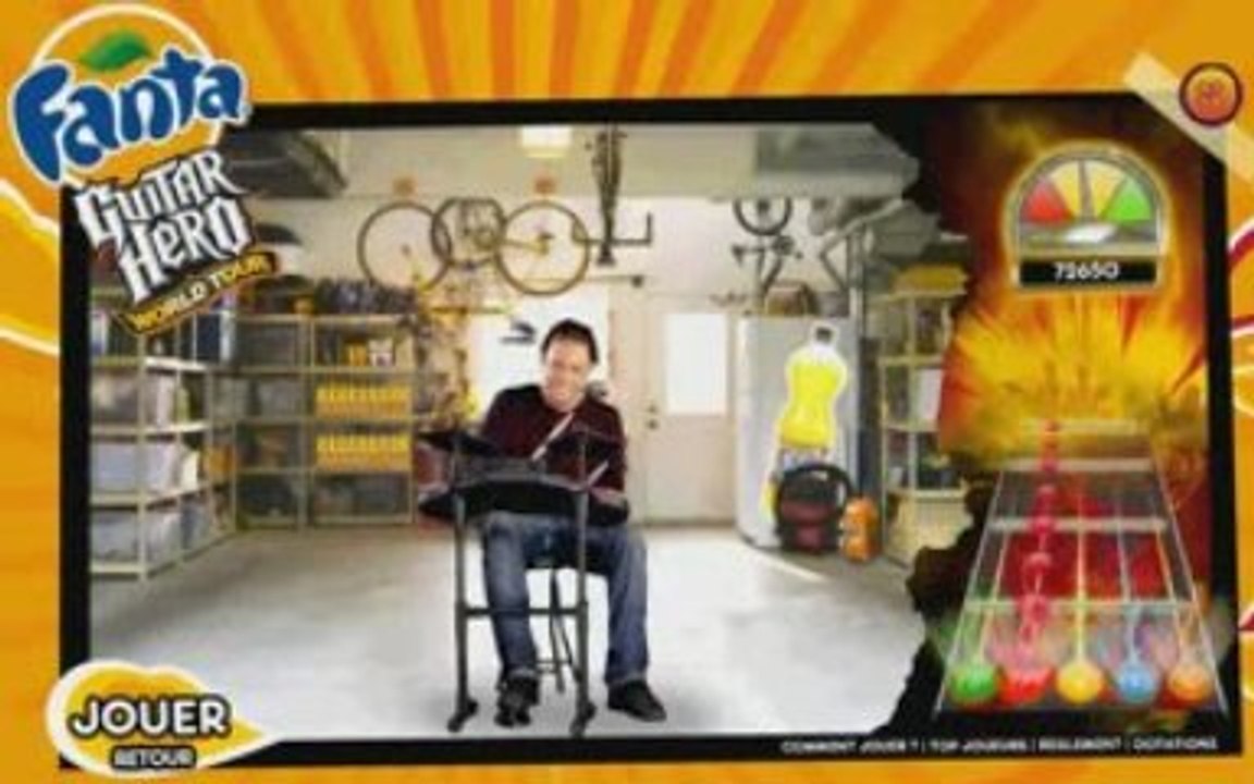 Fanta Guitar Hero Wolrd Tour Floflo Batterie 113400 point...