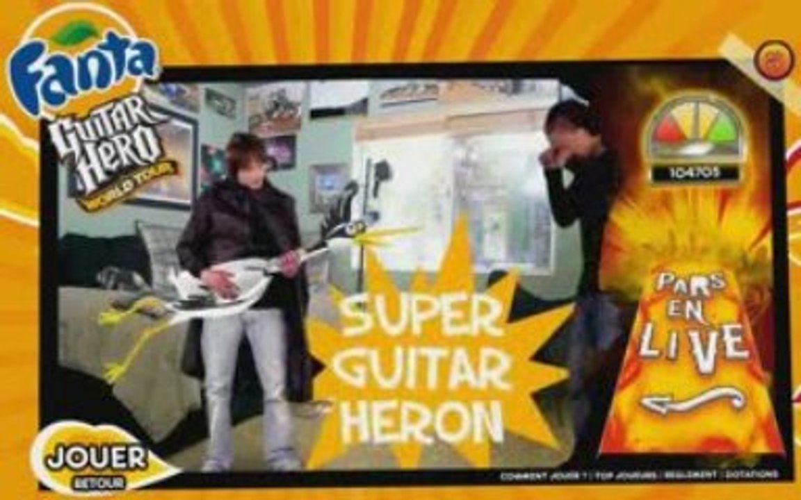 Fanta Guitar Hero Wolrd Tour RocknRoll Guitare 165900 poi...