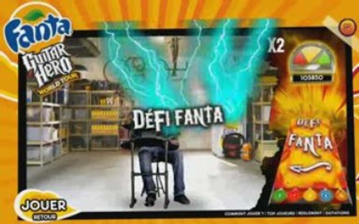 Fanta Guitar Hero Wolrd Tour Floflo Batterie 121800 point...