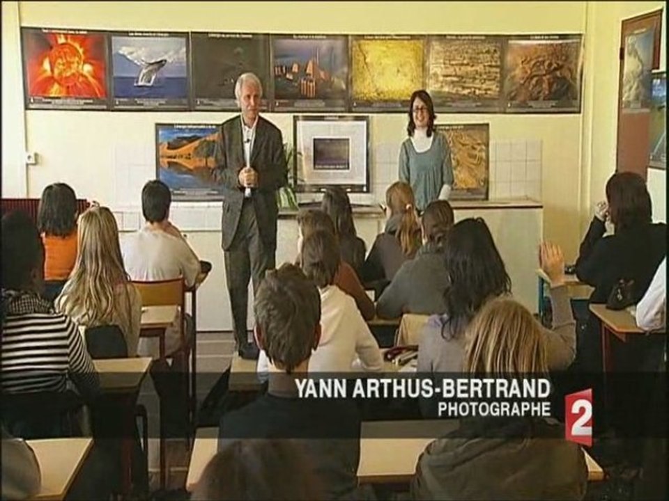 Yann Arthus Bertrand au lycée de Rueil Malmaison