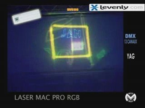 Jeu de lumière Laser Mac Pro RGB Mac-Mah by Levenly.com