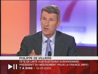 7 A DIRE DU 16 MAI 2009