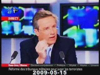 € Nicolas Dupont-Aignan - 15-05-2009 itv itele