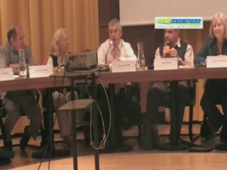 Debat avec les élus sur la rocade