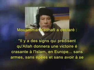 L'Europe c'est fini ! Religion et invasion programmée...