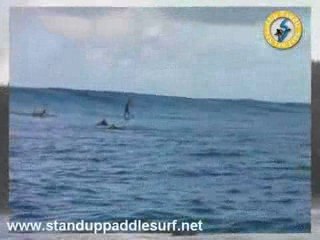 SUP Surfing with Ekolu Kalama at Sunset Beach