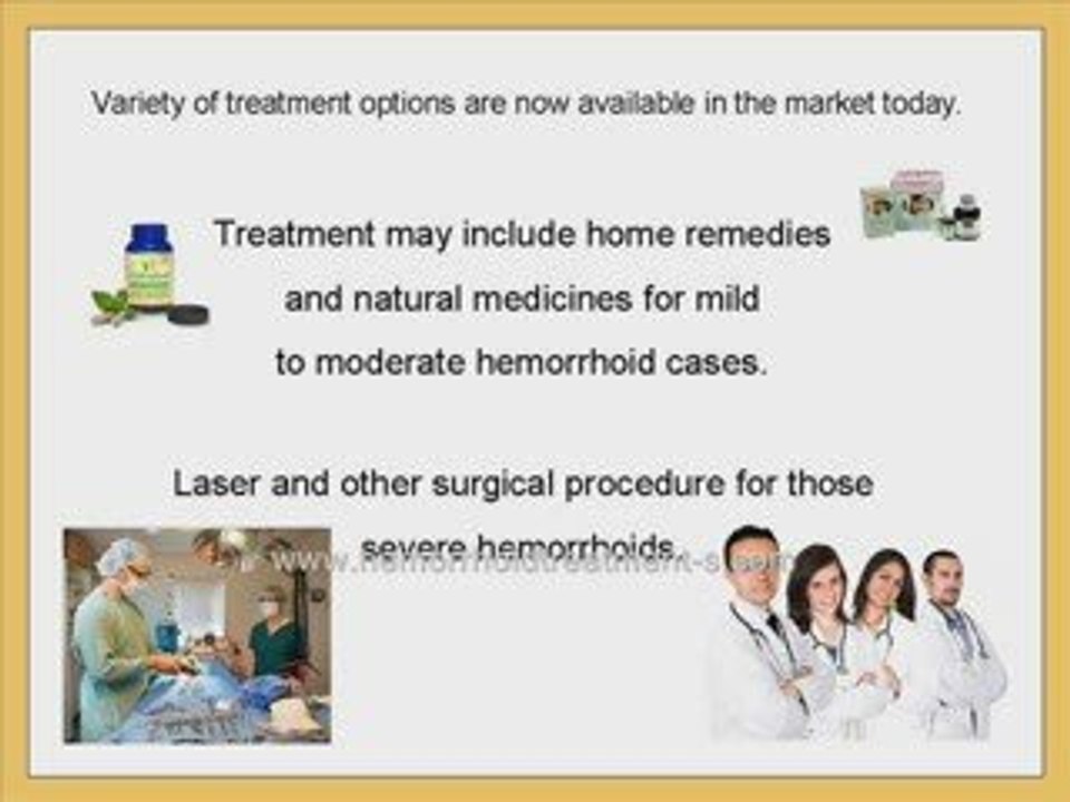 Hemorrhoid Treatments