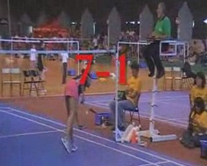 Elisa chanteur contre Julie Delaune finale 2er set part1