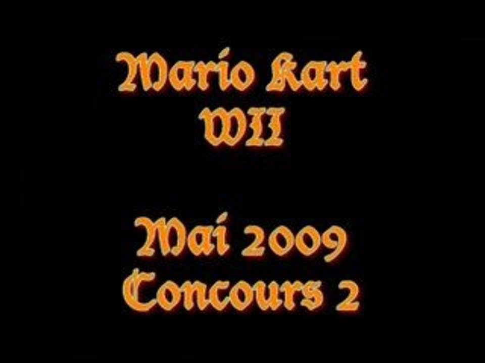 Mario Kart WII - Concours de Mai 2009 n° 2