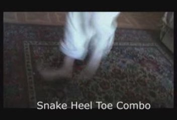 cwalk Snake Heel Toe Combo