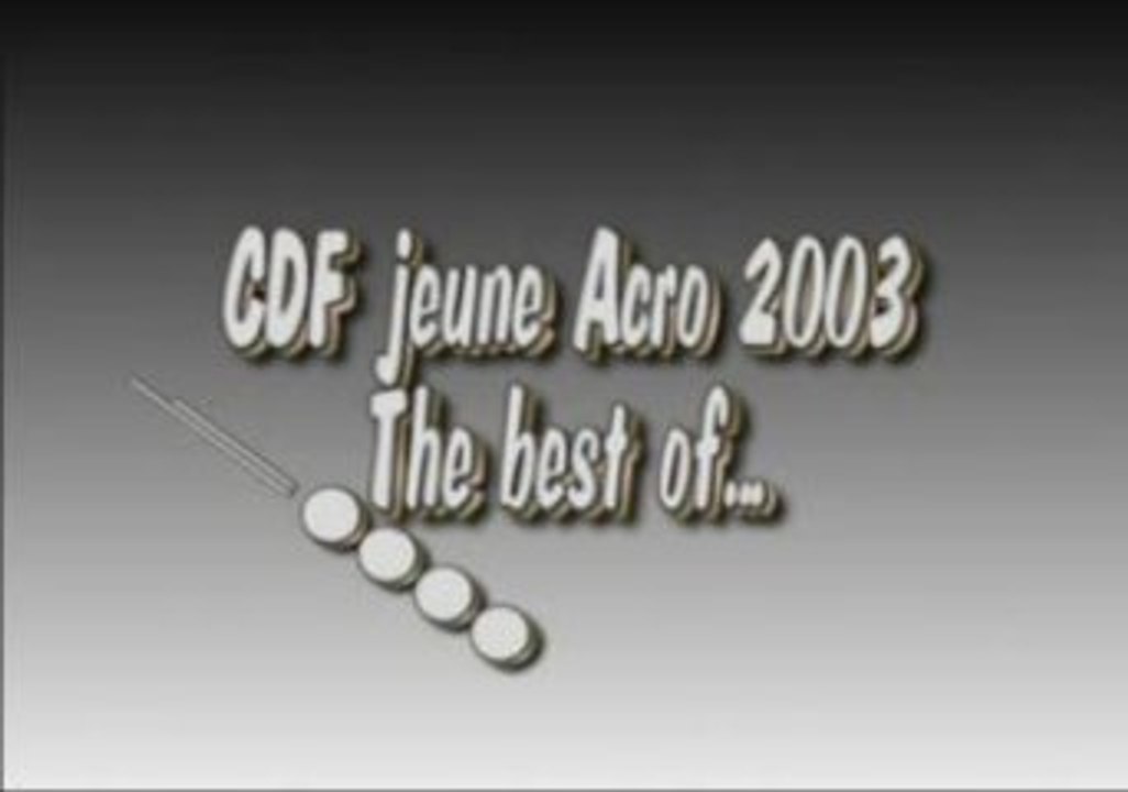 CDFJ Roller Acrobatique 2003