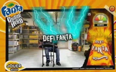 Fanta Guitar Hero Wolrd Tour Baba Batterie 100600 points