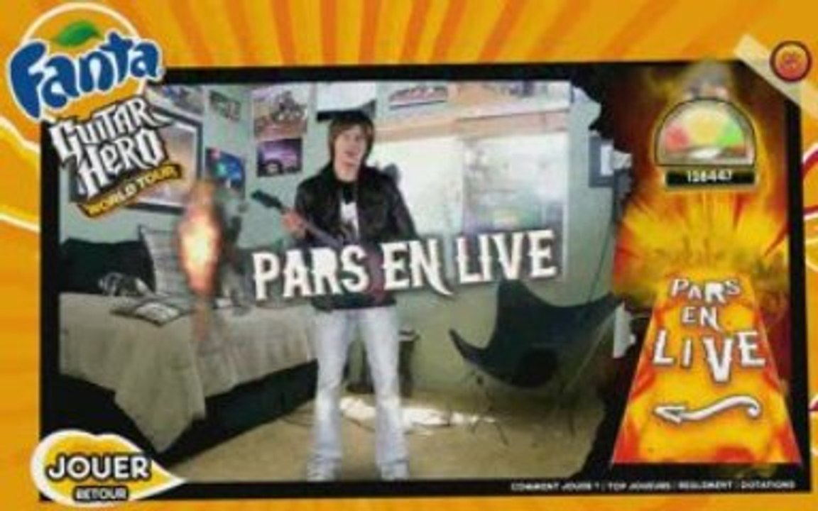 Fanta Guitar Hero Wolrd Tour Raphy Guitare 191030 points