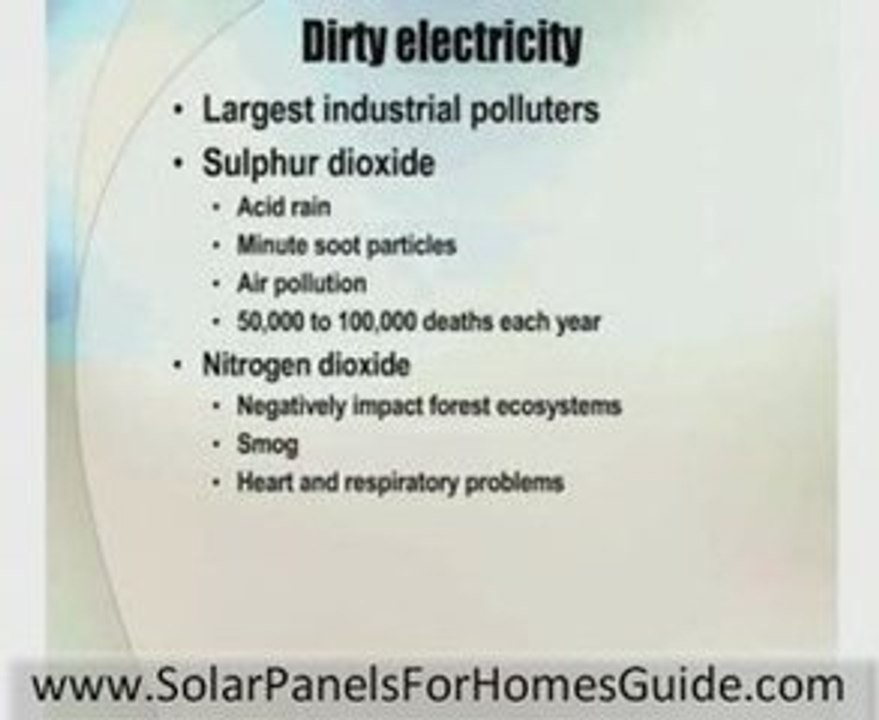 Solar Panels For Homes - Heating Through Solar Power