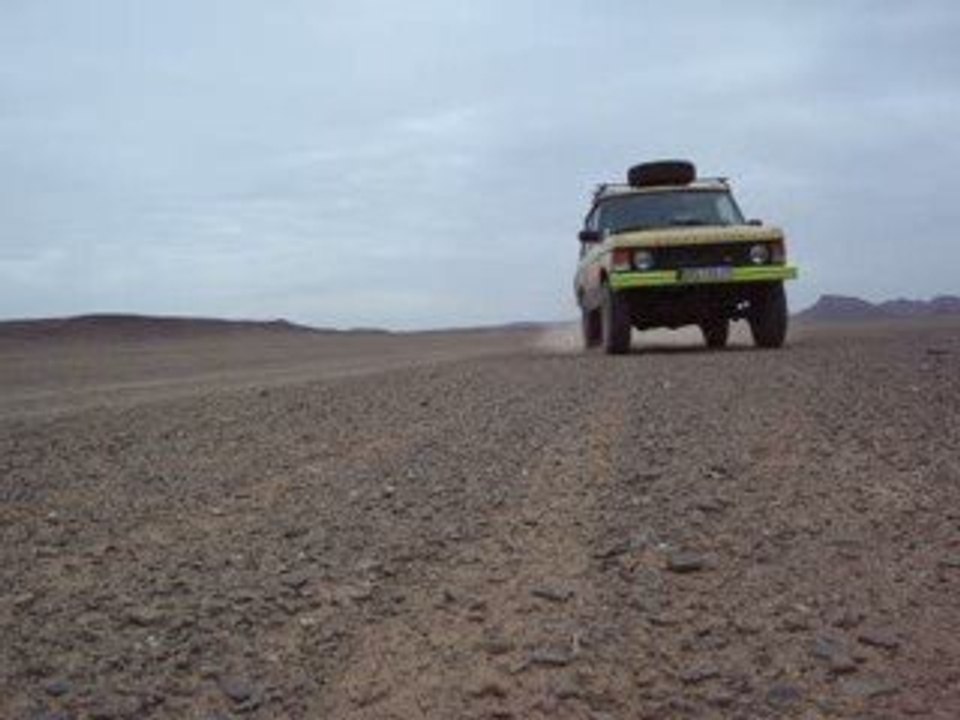 Desert du Maroc en solo.