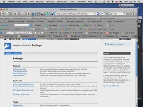 Import Your Delicious Bookmarks Into Your Facebook Page!