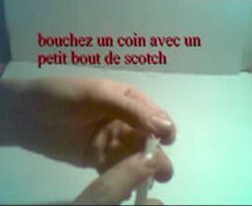 fabrication meches a petard avec du chlorate