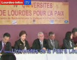 Discours d'ouverture: 4 èmes Université de la Paix Lourdes