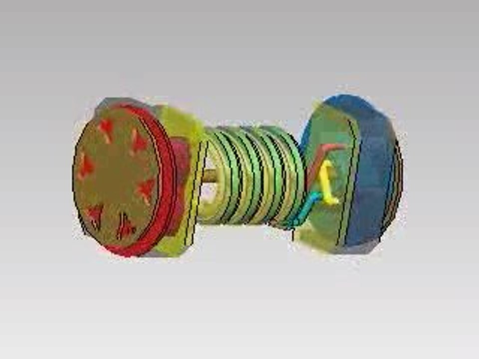 Stirling Maschine mit drehender dreilappender Kolben (SPRATL