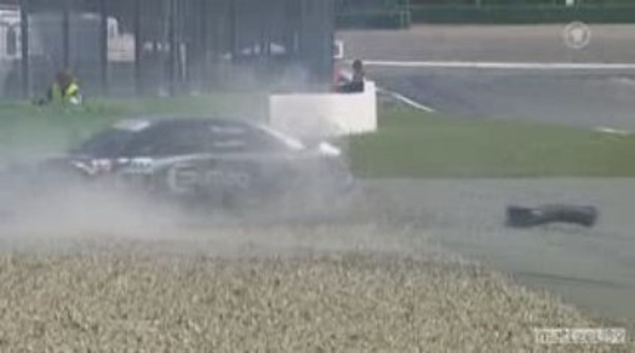 DTM 2009 Hockenheim practice Kostka big crash
