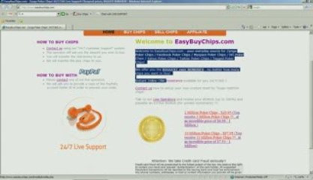 Buy Zynga Poker Chips - www.EasyBuyChips.com