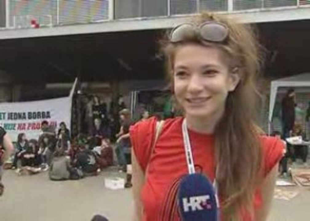 Studenti se "zamrznuli" (HRT, 16.V.2009.)