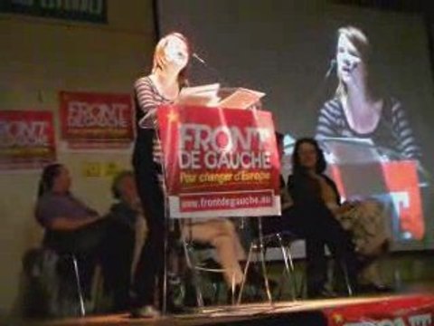 Meeting du Front de Gauche à Valence (Drôme)