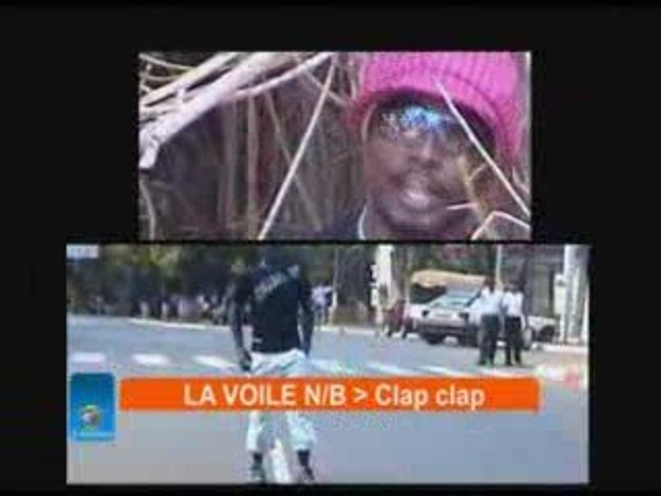 la voile n/b,clap clap