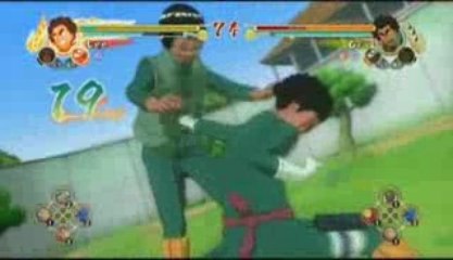 Naruto ultimaye ninja storm-rock lee vs gai maito