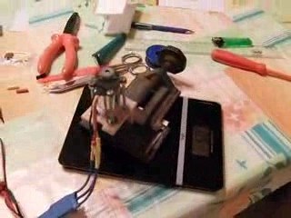 test moteur helice 4.1x4.1     500G de poussée !!!