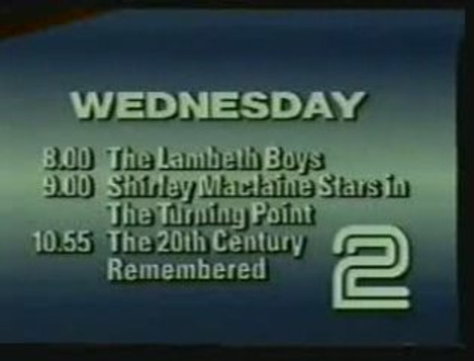 BBC2 Closedown - Tuesday 1st January 1985