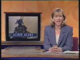 Alien caught on CCTV- News item
