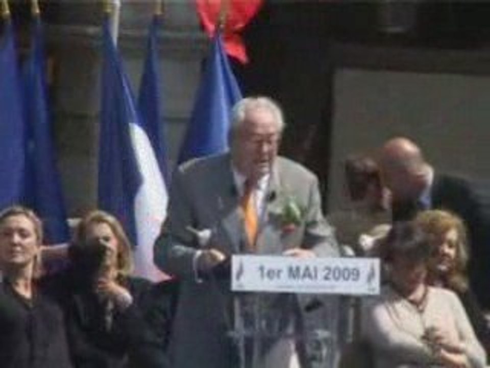 Front National - Le Pen - 1er mai 2009 - 3/4