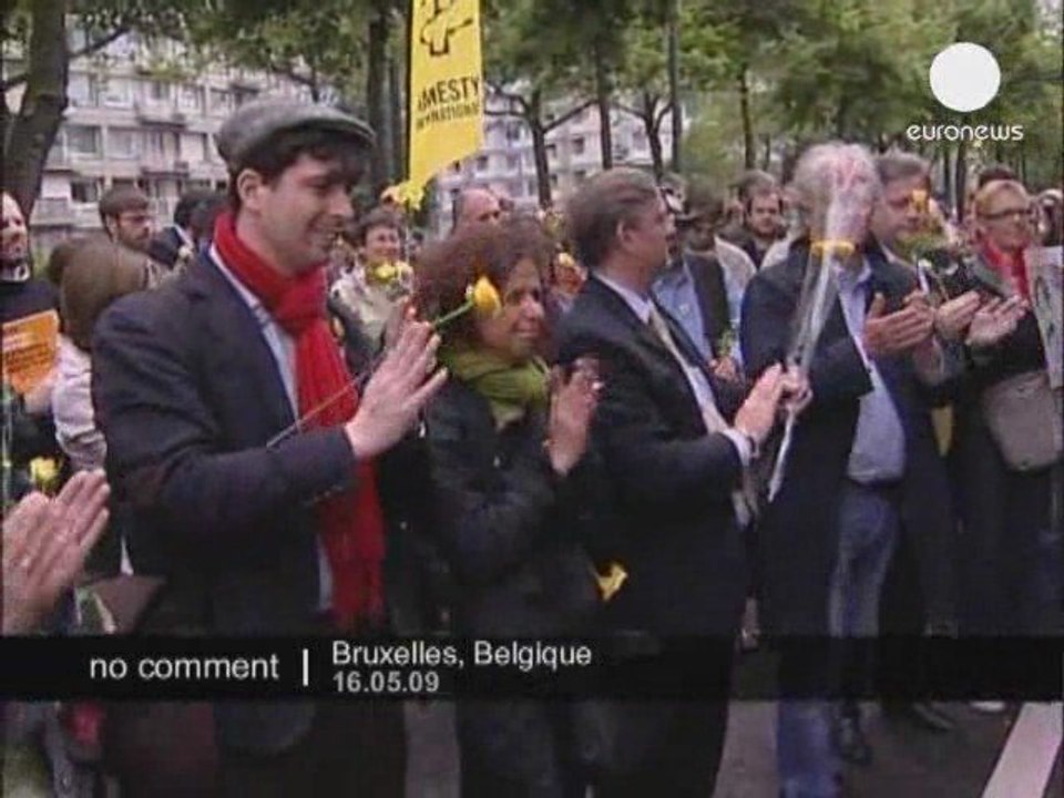 Manifestation de soutien à Aung San Suu Kyi