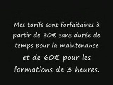 Christophe Deschamps dépannage et formation informatique