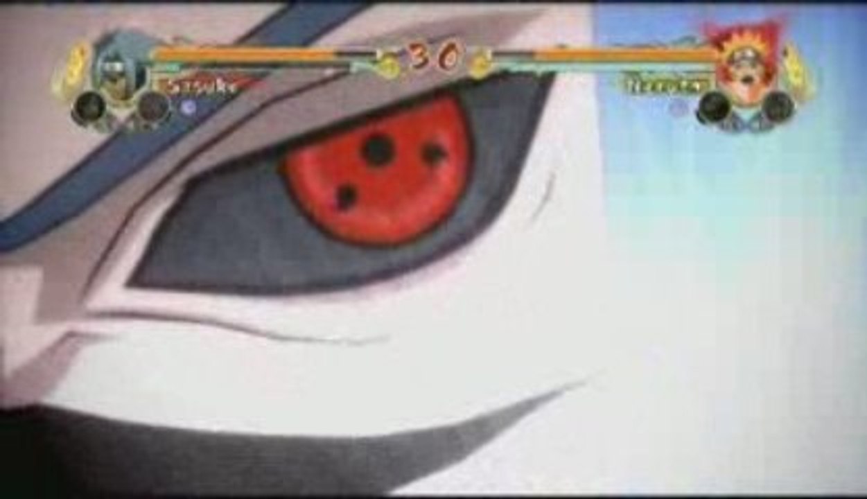 NUNS - Final Uchiwa Sasuke  VS Kyubi Uzumaki Naruto