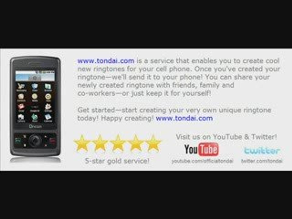 Ringtone Editor - Create and Edit your own ringtone and then