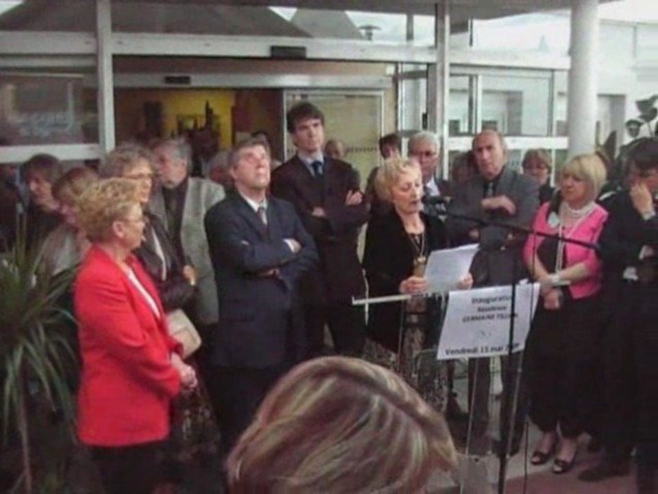 Inauguration de la RPA Germaine Tillion (Montceau-les-Mines)