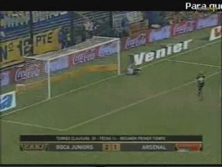 Boca 2 Arsenal 1 1er tiempo