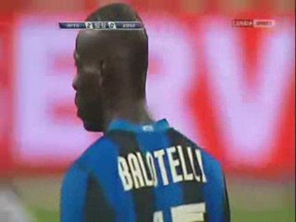 BALOTELLI 2-0 INTER MILAN SIENNE CHAMPION D'ITALIE 2008/2009
