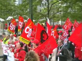 EuroManif cgt Bruxelles Mai 2009