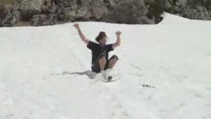 descente en luge du pauvre ;)