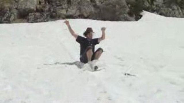 descente en luge du pauvre ;)