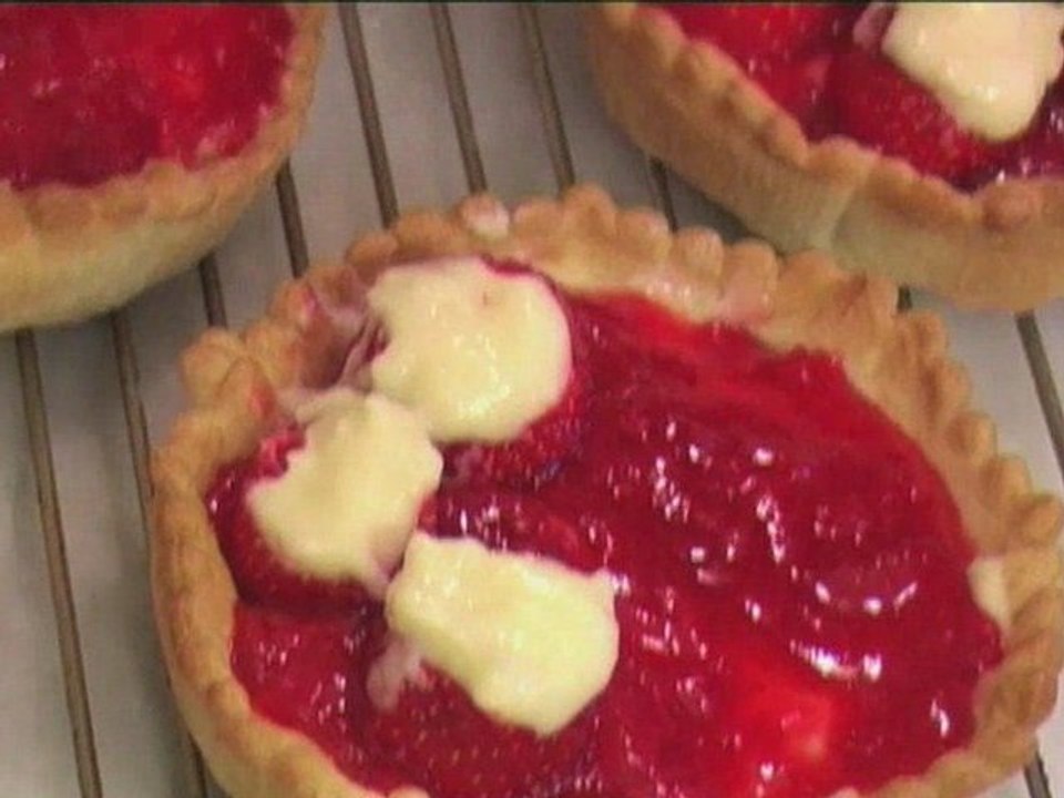 Tartelettes aux fraises chaudes (recette de Monica)